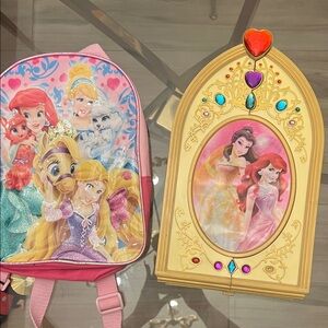 VNTG 2000s Disney Princess Glam Set ✨ Ariel Belle Rapunzel Y2K Aesthetic 🛍️💞